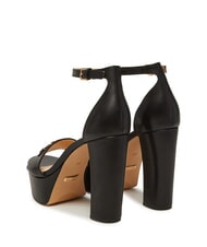 GUESS SETTLE Sandali alti in pelle NERO - Scarpe Donna - 3