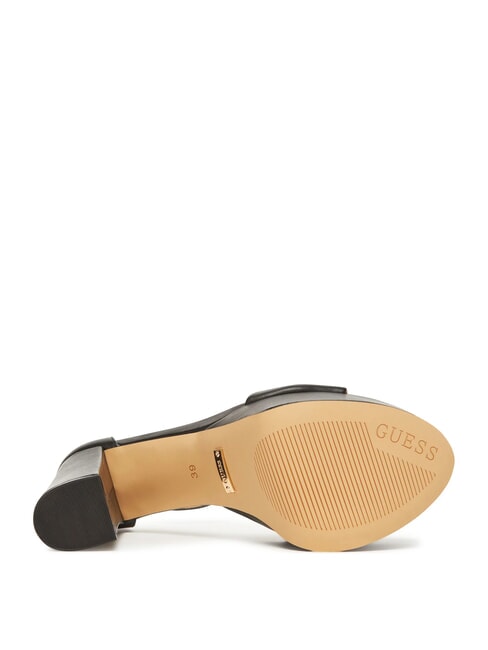 SETTLE Sandali alti in pelle NERO - Scarpe Donna