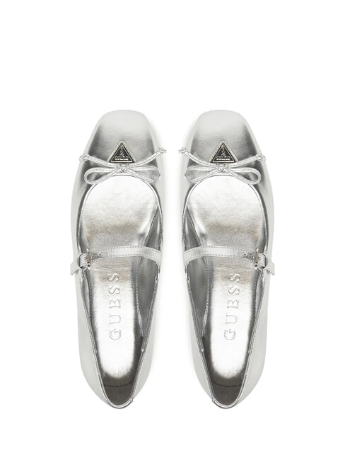 KAYRA Ballerine in pelle SILVER - Scarpe Donna