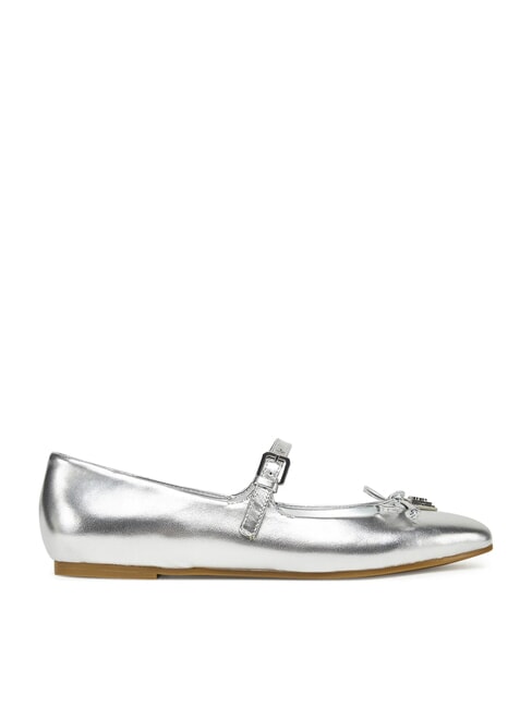 KAYRA Ballerine in pelle SILVER - Scarpe Donna