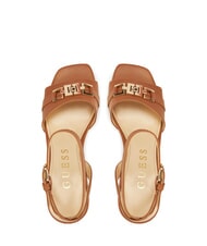 GUESS GRATO Sandali alti in pelle tan - Scarpe Donna - 4
