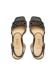 GUESS GRATO Sandali alti in pelle NERO - Scarpe Donna - 4