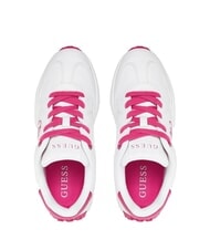 GUESS LUCKEI Sneakers logo 4G White/Fucsia - Scarpe Donna - 4