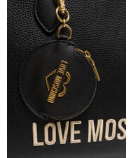 LOVE MOSCHINO CAMO CORE Borsa shopping con pouch Nero - Borse Donna - 3