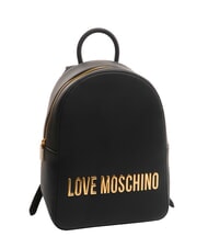 LOVE MOSCHINO BOLD LOVE Zaino con logo in rilievo Nero - Borse Donna - 4
