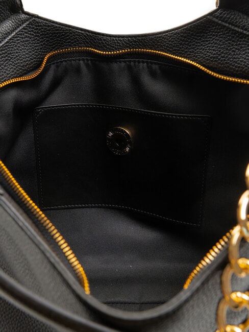 GIANT Borsa shopping inserti catena Nero - Borse Donna