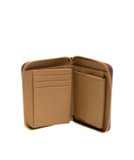 LOVE MOSCHINO BOLD LOVE Portafoglio medio zip aorund vino - Portafogli Donna - 2