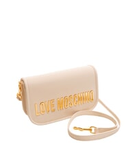 LOVE MOSCHINO BOLD LOVE Borsa a tracolla con flap avorio - Borse Donna - 2