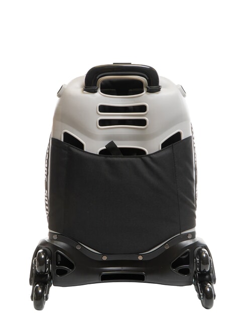 MAGIC GOAL Zaino trolley sganciabile 3 ruote STRIPE BLACK/WHITE - Zaini con carrello