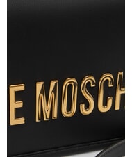 LOVE MOSCHINO BOLD LOVE Borsa a tracolla con flap Nero - Borse Donna - 3