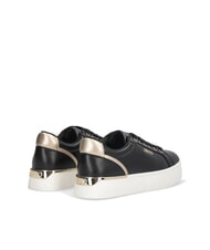 LIUJO PRETTY 06 Sneakers platform in pelle black/light gold - Scarpe Donna - 6