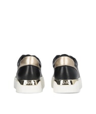 LIUJO PRETTY 06 Sneakers platform in pelle black/light gold - Scarpe Donna - 7