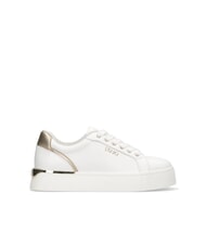 LIUJO PRETTY 06 Sneakers platform in pelle white/light gold - Scarpe Donna - 3