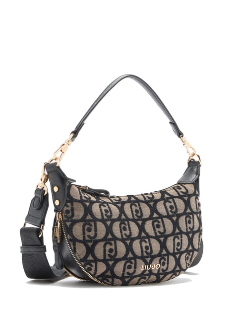 KALISKA Borsa a spalla piccola jacquard tabacco - Borse Donna