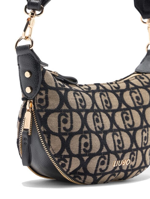 KALISKA Borsa a spalla piccola jacquard tabacco - Borse Donna