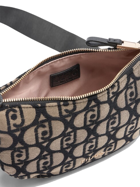 KALISKA Borsa a spalla piccola jacquard tabacco - Borse Donna