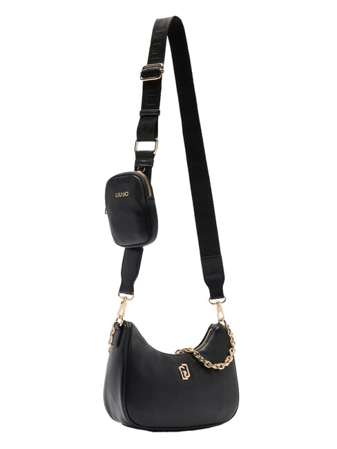 ACHALA Borsa piccola con catena e pouch NERO - Borse Donna