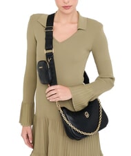 LIUJO ACHALA Borsa piccola con catena e pouch NERO - Borse Donna - 5