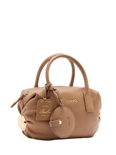 AMELIE Borsa bauletto piccola con charm suede - Borse Donna