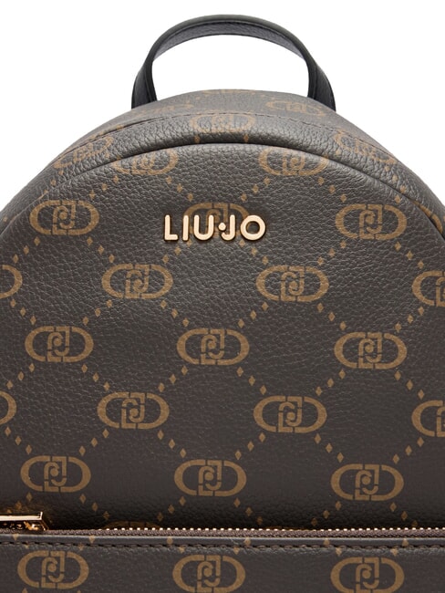 CIRRY Zaino medio con logo all over NERO - Borse Donna