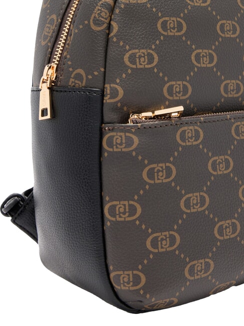 CIRRY Zaino medio con logo all over NERO - Borse Donna