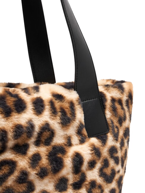 VERRY Borsa hobo grande peluche macul.naturale - Borse Donna