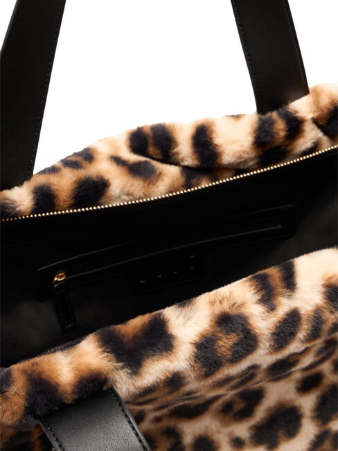 VERRY Borsa hobo grande peluche macul.naturale - Borse Donna