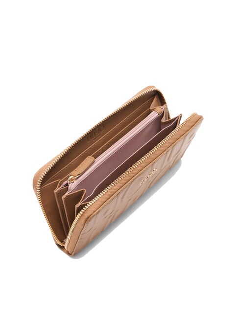 CALIWEN Portafoglio grande zip around suede - Portafogli Donna