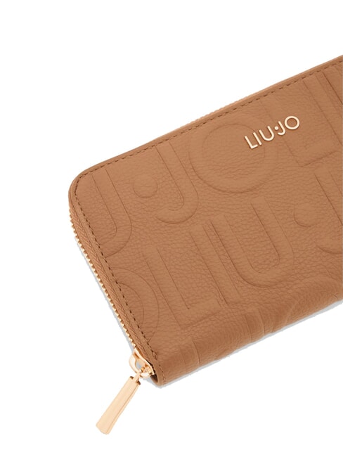 CALIWEN Portafoglio grande zip around suede - Portafogli Donna