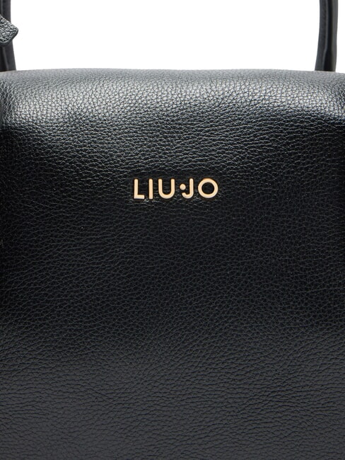 AMELIE Borsa bauletto grande con charm NERO - Borse Donna