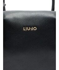 LIUJO AMELIE Borsa bauletto grande con charm NERO - Borse Donna - 5