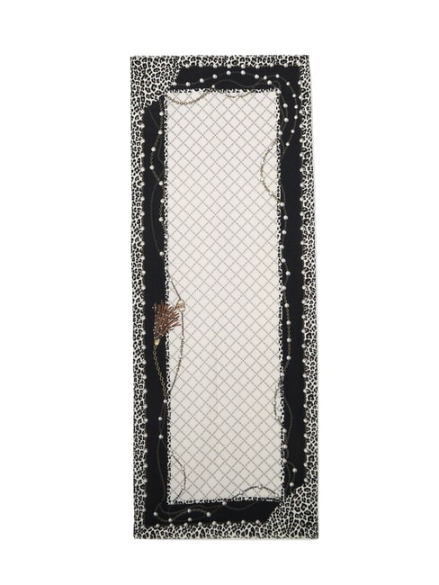 ANIMALIER Stola con stampa NERO - Sciarpe