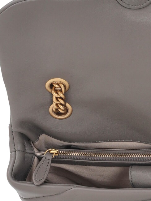 CLASSIC LOVE PUFF Borsa in pelle nappa grigio asfalto 1 - antique gol - Borse Donna