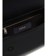 FURLA URBAN Borsa a tracolla piccola in pelle Nero - Borse Donna - 4