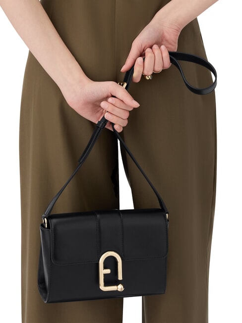 URBAN Borsa a tracolla piccola in pelle Nero - Borse Donna