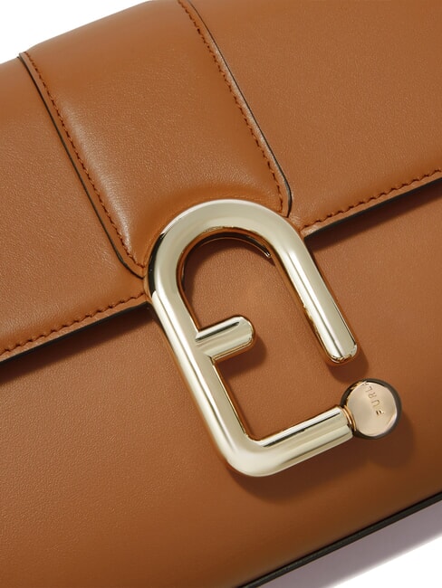 URBAN Borsa a tracolla piccola in pelle brandy - Borse Donna