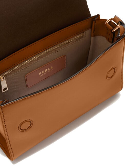 URBAN Borsa a tracolla piccola in pelle brandy - Borse Donna