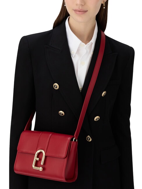 URBAN Borsa a tracolla piccola in pelle lacca - Borse Donna