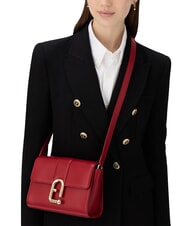 FURLA URBAN Borsa a tracolla piccola in pelle lacca - Borse Donna - 5