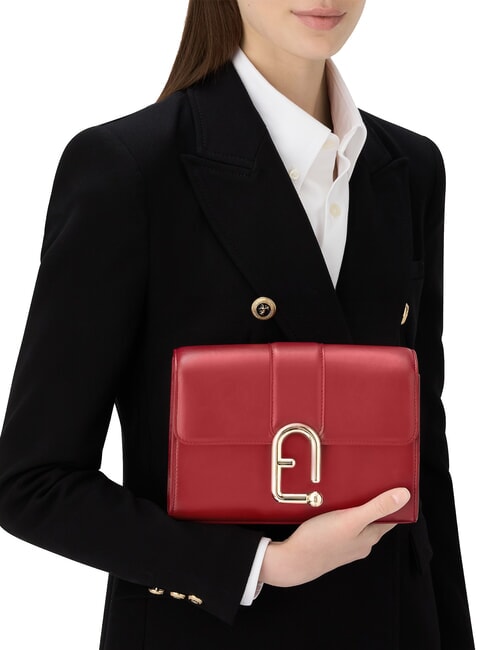 URBAN Borsa a tracolla piccola in pelle lacca - Borse Donna