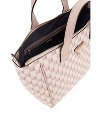 GUESS FOLLIE Borsa tote stampa logo jet set blush logo - Borse Donna - 3
