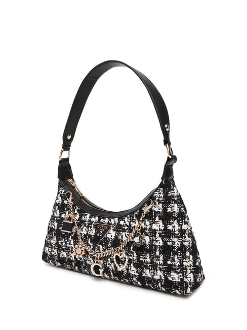 EVERLEE Borsa in tessuto jacquard con charm blackmulti - Borse Donna