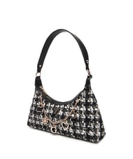 GUESS EVERLEE Borsa in tessuto jacquard con charm - Borse Donna