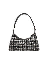 GUESS EVERLEE Borsa in tessuto jacquard con charm blackmulti - Borse Donna - 3