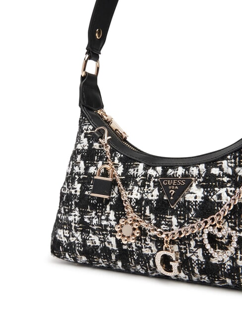 EVERLEE Borsa in tessuto jacquard con charm blackmulti - Borse Donna