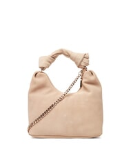 GUESS ISOTTA Borsa in pelle suede con catena simply taupe - Borse Donna - 2