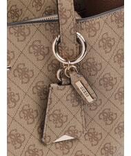 GUESS MERIDIAN 2 Borsa a spalla LATTE LOGO - Borse Donna - 3