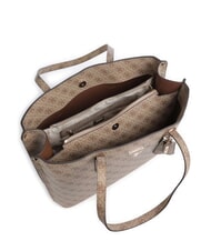 GUESS MERIDIAN 2 Borsa a spalla LATTE LOGO - Borse Donna - 4