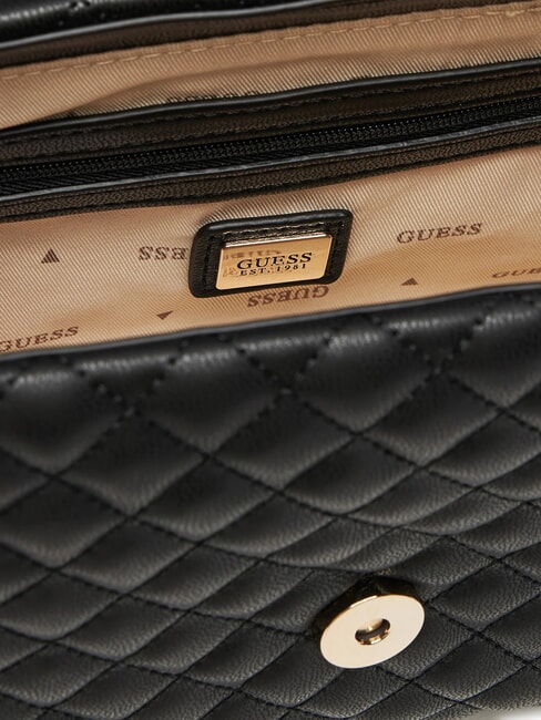 EVERLEE Borsa trapuntata convertible con applicazioni NERO - Borse Donna