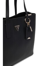 GUESS MERIDIAN 2 Borsa shopping a spalla NERO - Borse Donna - 3